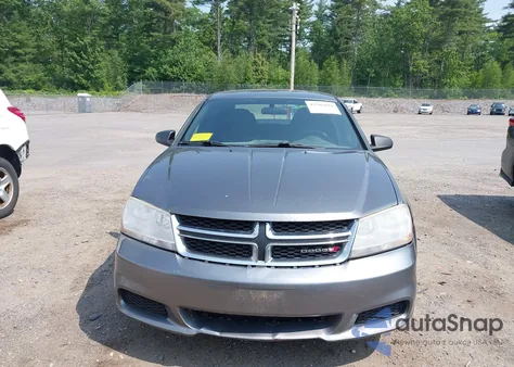 2013 Dodge Avenger Se from USA, damaged, VIN 1C3CDZAB0DN637571